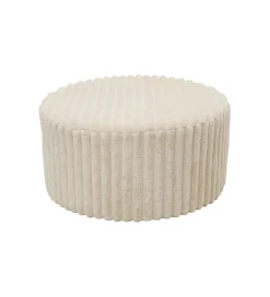 KARE Pufa KIMI 70 cm biały