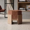 Zona-Design Pufa KRYSTEN 44 cm ceglasty