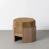 Zona-Design Pufa KRYSTEN 44 cm ochra