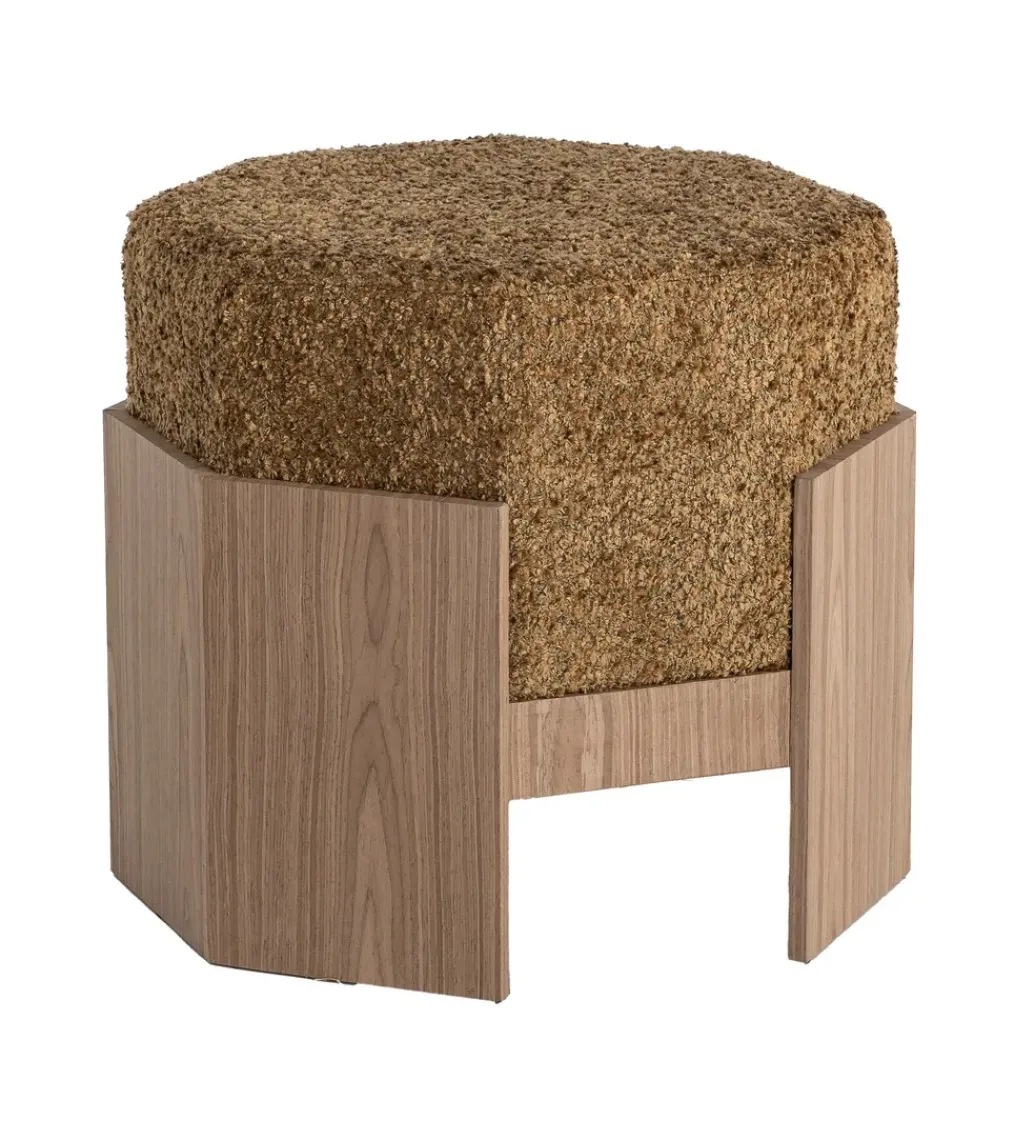 Zona-Design Pufa KRYSTEN 44 cm ochra