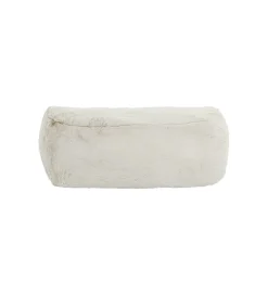 KARE Pufa MIKA FURR 131 cm kremowa
