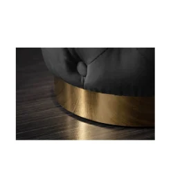 Invicta Interior Pufa Modern Barock Chester czarna