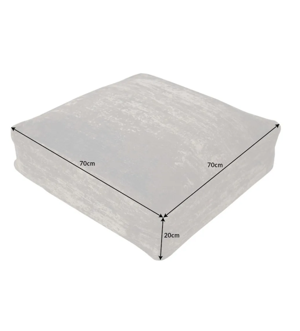 Invicta Interior Pufa Na Podłogę Abstrakt 70 Cm brązowa