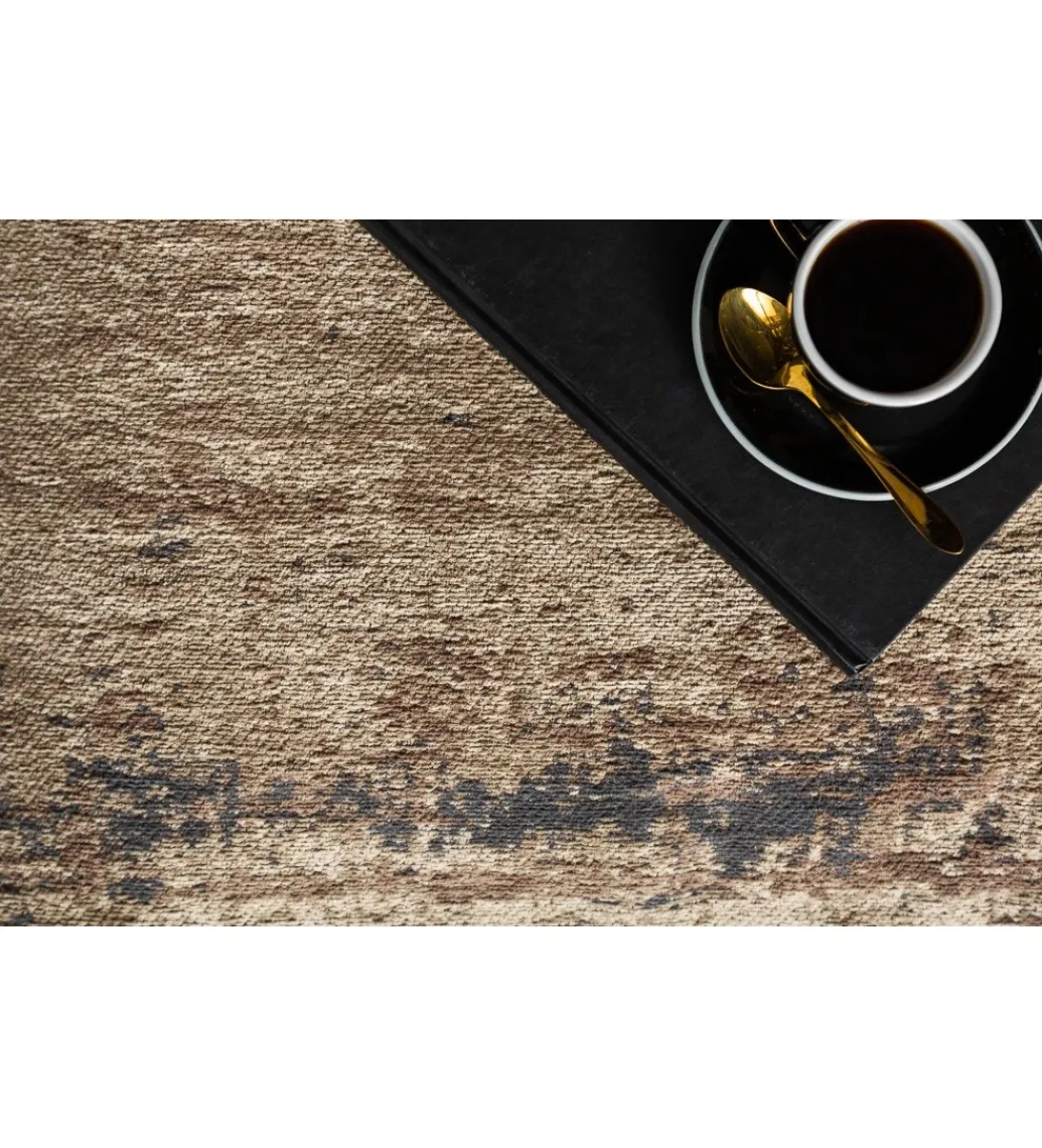 Invicta Interior Pufa Na Podłogę Abstrakt 70 Cm brązowa