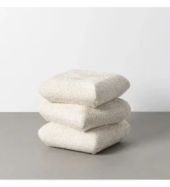 Zona-Design Pufa SOTERA 42 cm kremowa