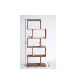 KARE Regał AUTHENTICO ZICK ZACK 60 x 150 cm drewno mango