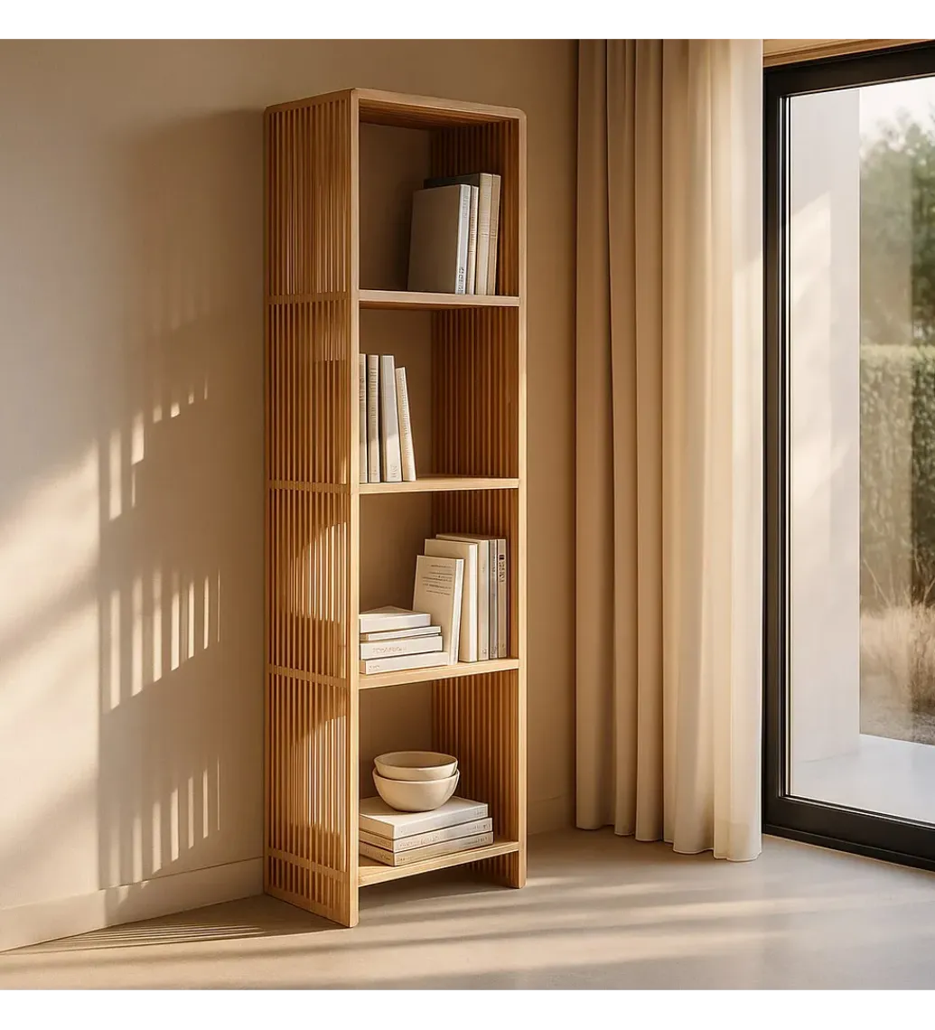 Zona-Design Regał BELLAMONTE 190 cm drewno teak naturalny