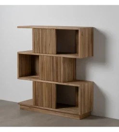 Zona-Design Regał BELLAMONTE 116 cm drewno teak naturalny