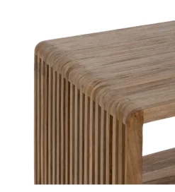 Zona-Design Regał BELLAMONTE 116 cm naturalny drewno teak