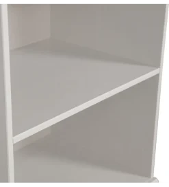 WOOOD Regał BOLD 215 cm drewno sosny biały
