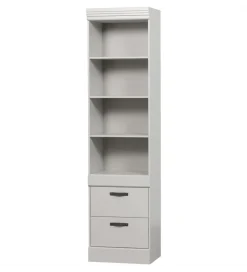 WOOOD Regał BOLD 215 cm drewno sosny biały