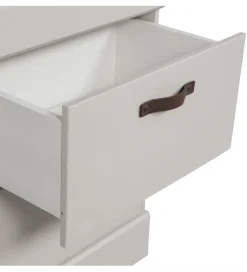 WOOOD Regał BOLD 215 cm drewno sosny biały