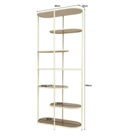 LF-Design Regał BRIX JILL 190 cm biały