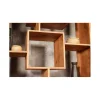 Invicta Interior - przedsprzedaż Regał Cube 88 cm drewno akacja honey