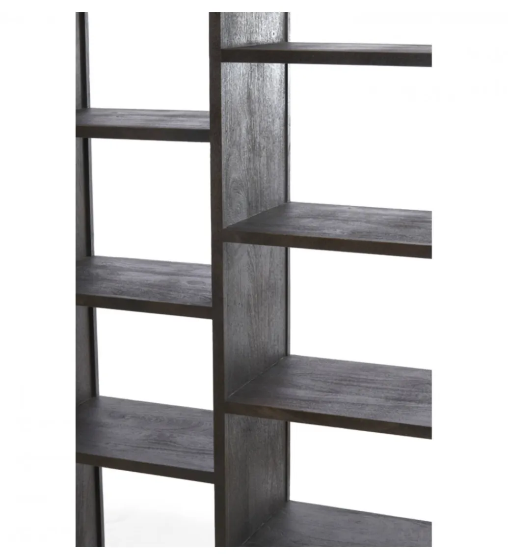 L&L Regał DANE 200 cm czarny