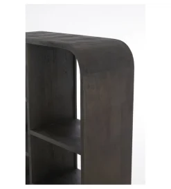 L&L Regał DANE 200 cm czarny