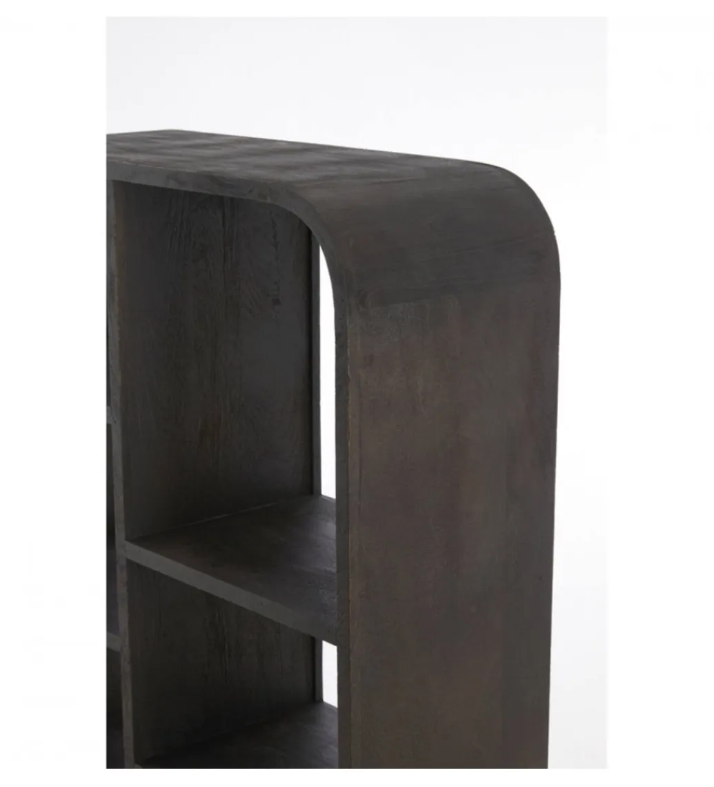 L&L Regał DANE 200 cm czarny