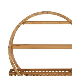 Zona-Design Regał DEPEKO 45 cm ratan naturalny