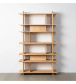 Zona-Design Regał ESTANTERIA 203 cm drewno kauczuk naturalny