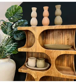 Exclusivas Regał EXTANERIA 149 cm drewno mango naturalna