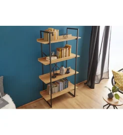 Invicta Interior Regał Factory 166 cm naturalny