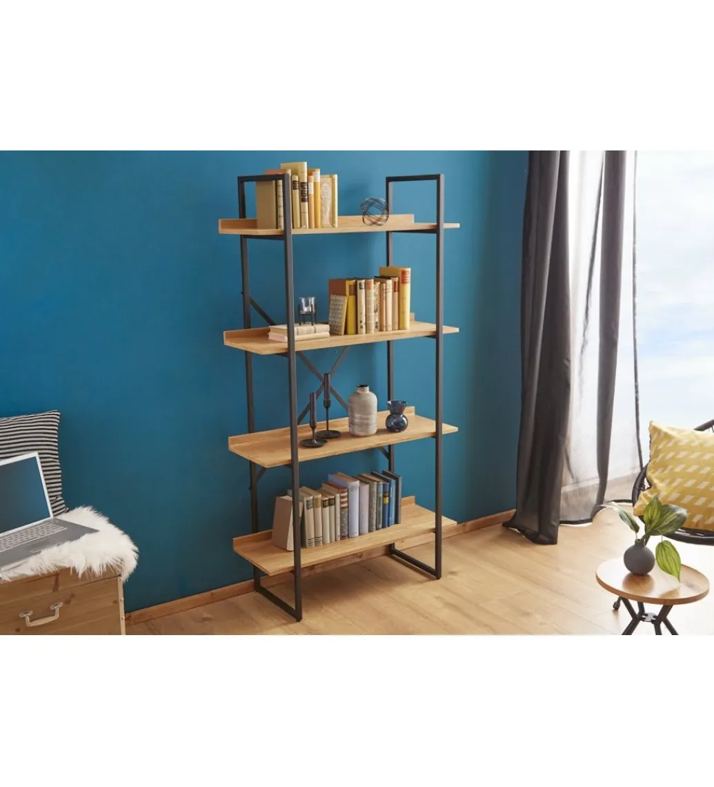 Invicta Interior Regał Factory 166 cm naturalny