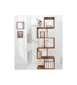 Invicta Interior Regał FINICE Makassar 150 cm drewno sheesham