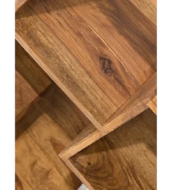 Invicta Interior Regał FINICE Makassar 150 cm drewno sheesham