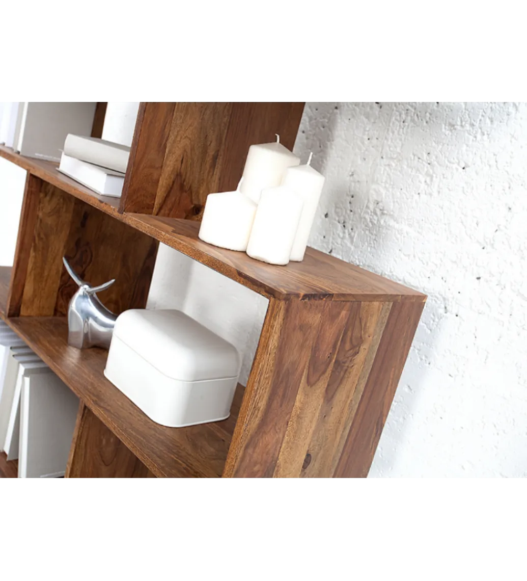 Invicta Interior Regał FINICE Makassar 150 cm drewno sheesham