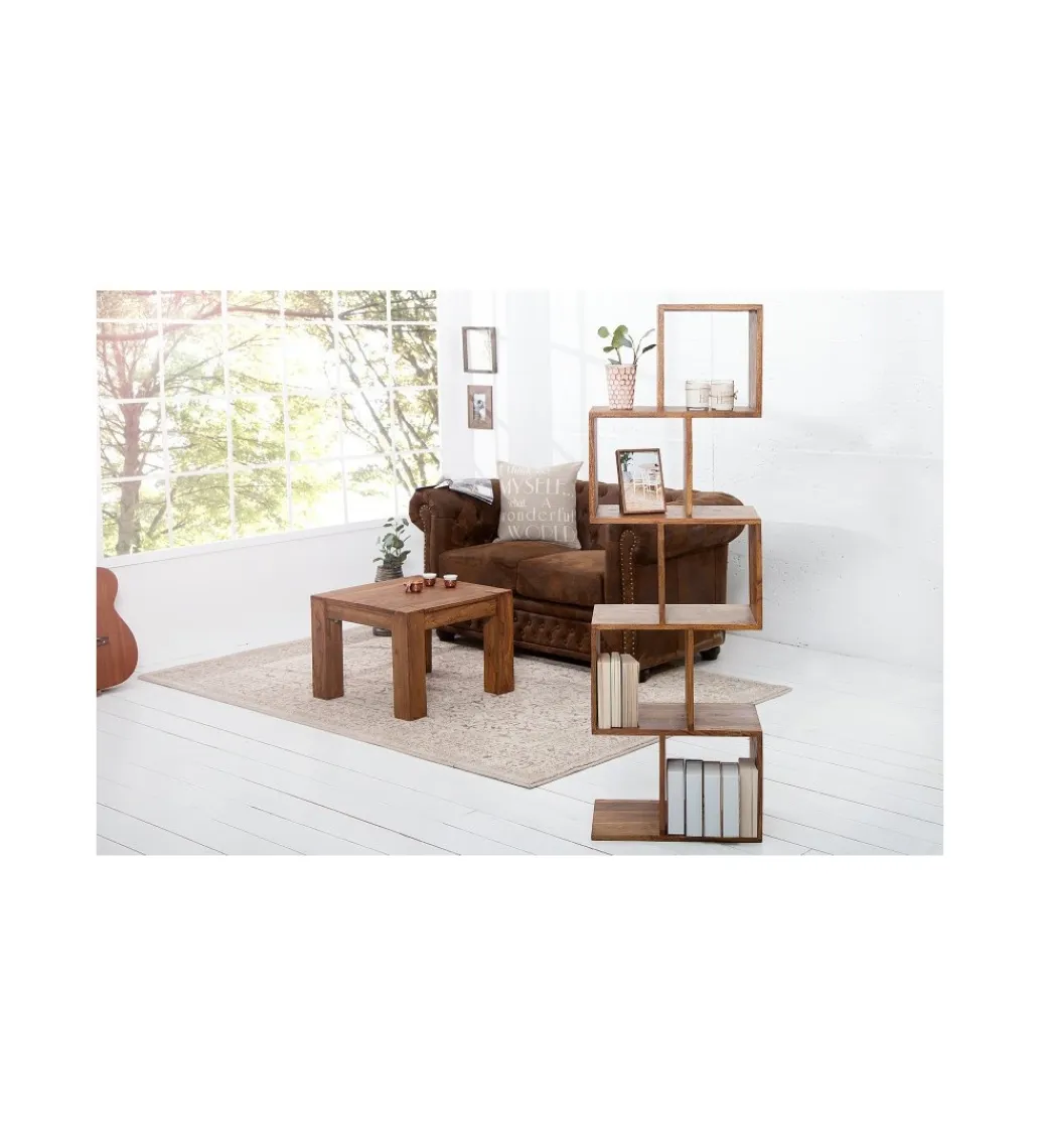 Invicta Interior Regał FINICE Makassar 150 cm drewno sheesham