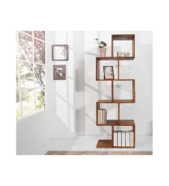 Invicta Interior Regał FINICE Makassar 150 cm drewno sheesham