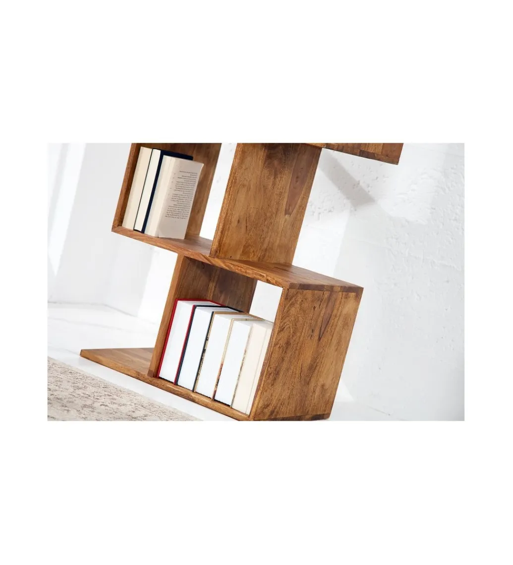 Invicta Interior Regał FINICE Makassar 150 cm drewno sheesham
