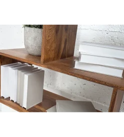 Invicta Interior Regał FINICE Makassar 150 cm drewno sheesham