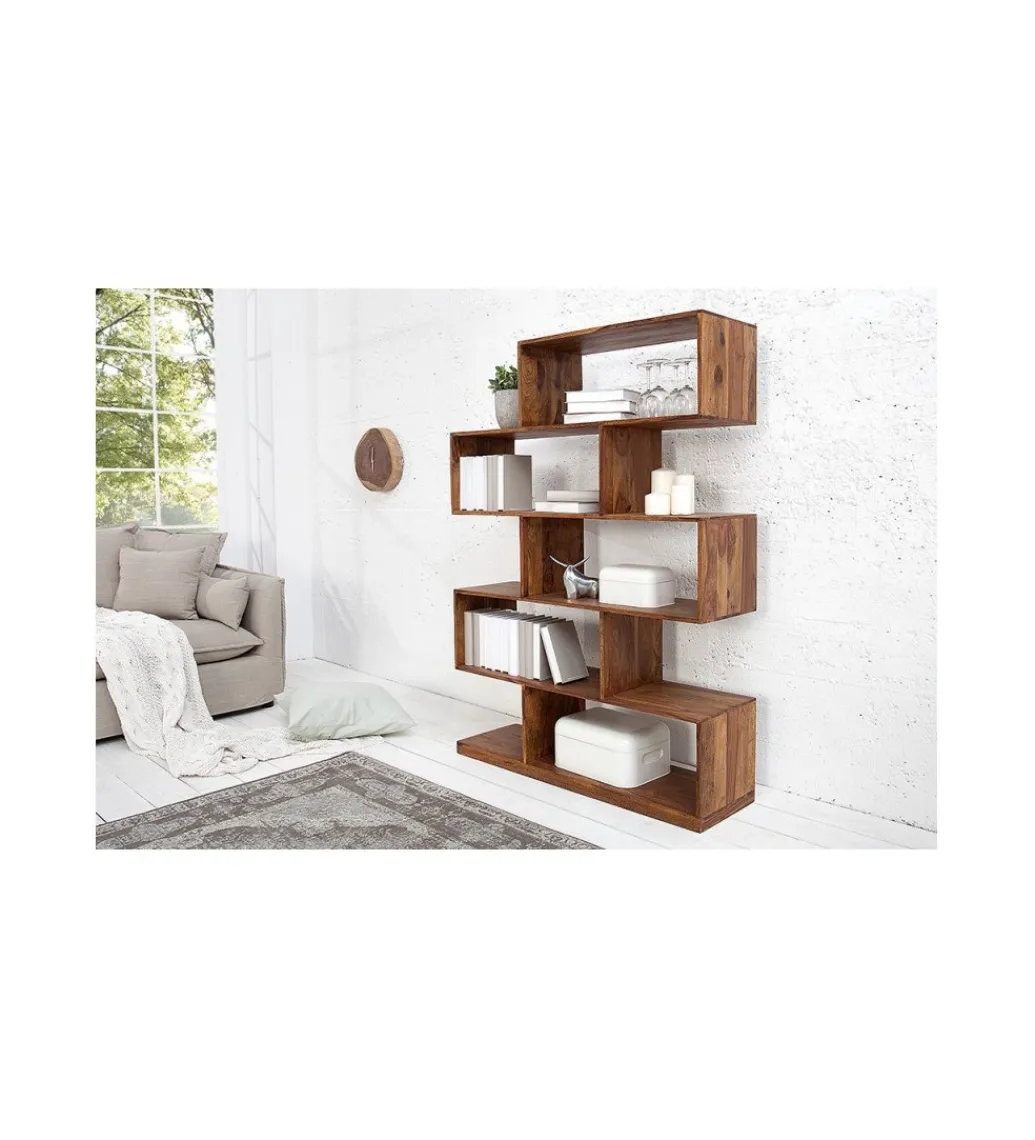 Invicta Interior Regał FINICE Makassar 150 cm XL drewno sheesham
