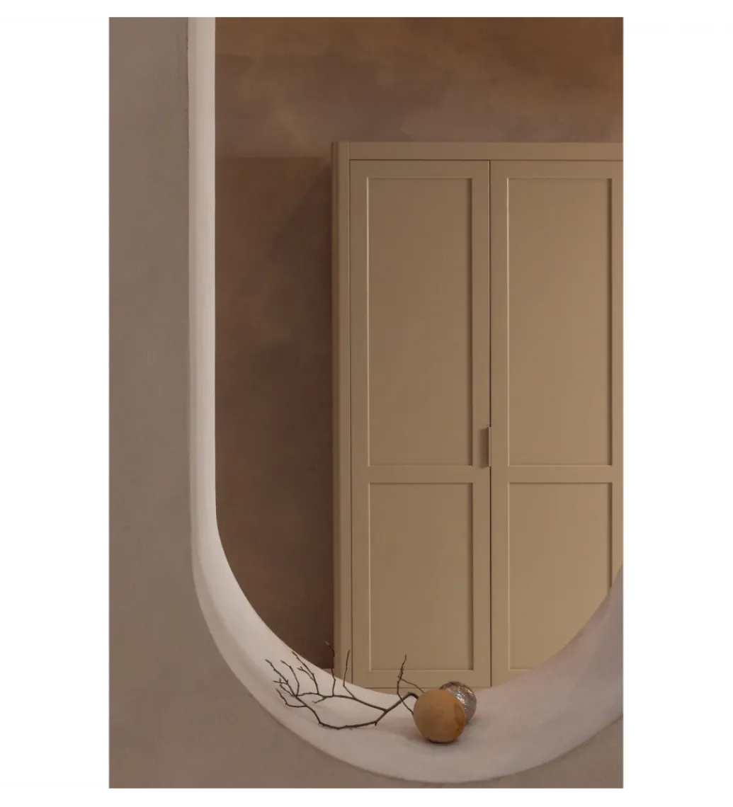 WOOOD Regał GUNNAR 217 x 120 cm szary piaskowy