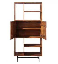 Exclusivas Regał JANNYK 80 cm drewno mango