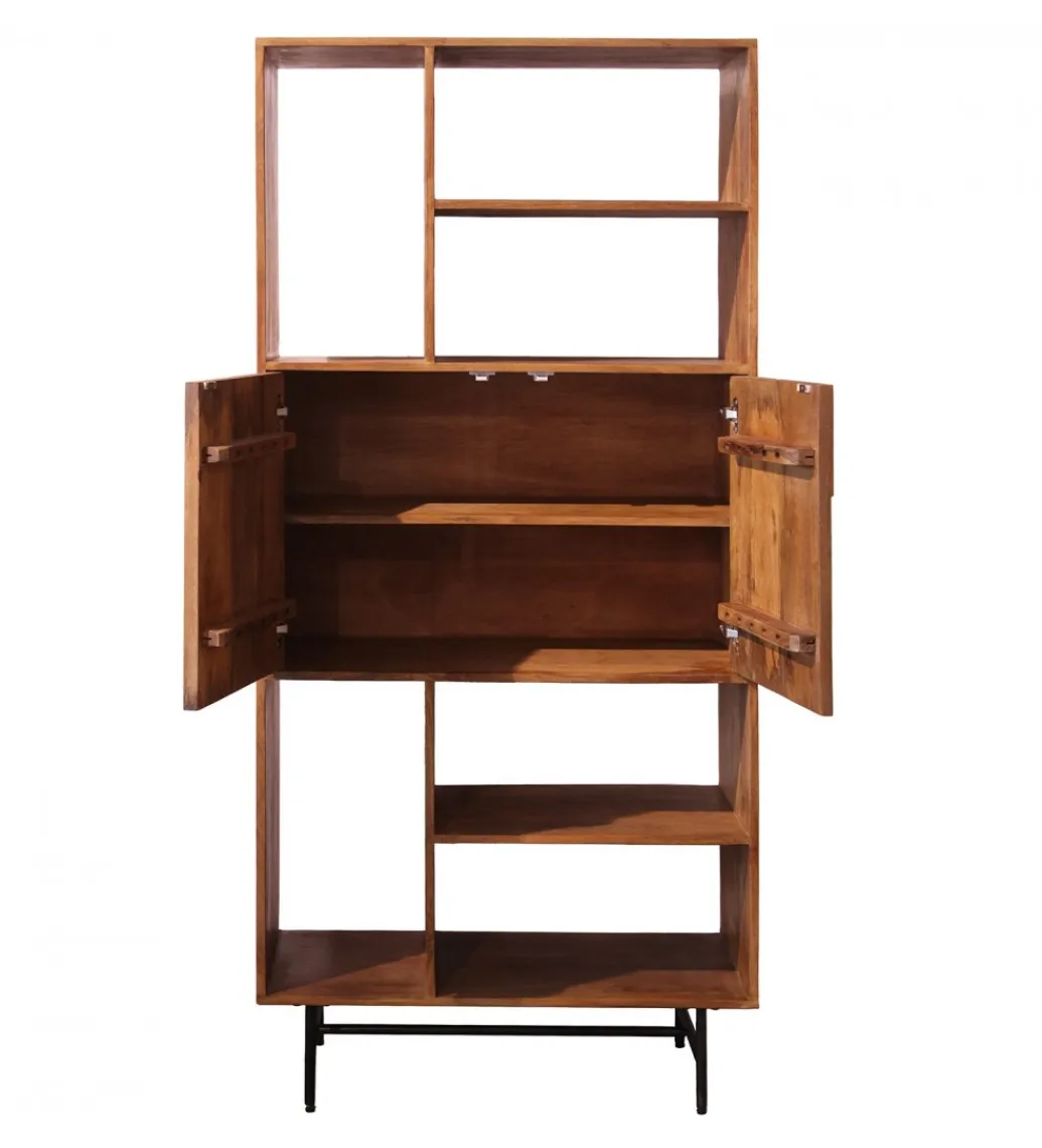 Exclusivas Regał JANNYK 80 cm drewno mango