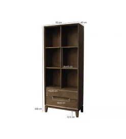 LF-Design Regał KORTE 200 cm drewno mango brązowy