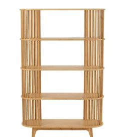 J-Line Regał LIVE 154 cm bambus naturalny