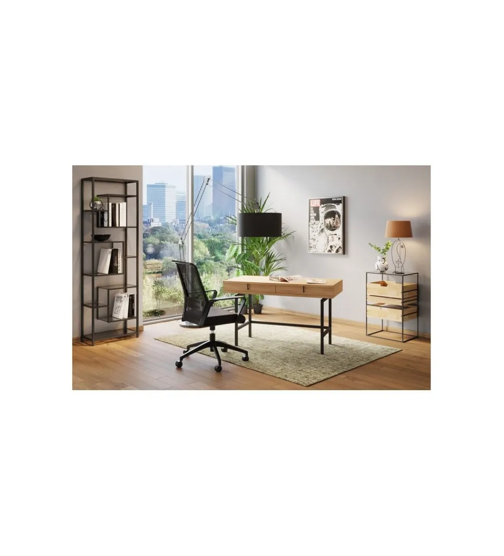 KARE Regał Loft 195 cm czarny
