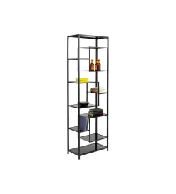 KARE Regał Loft 195 cm czarny