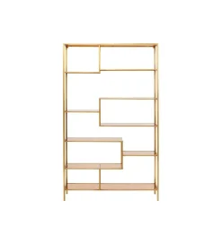KARE Regał LOFT 115 cm złoty