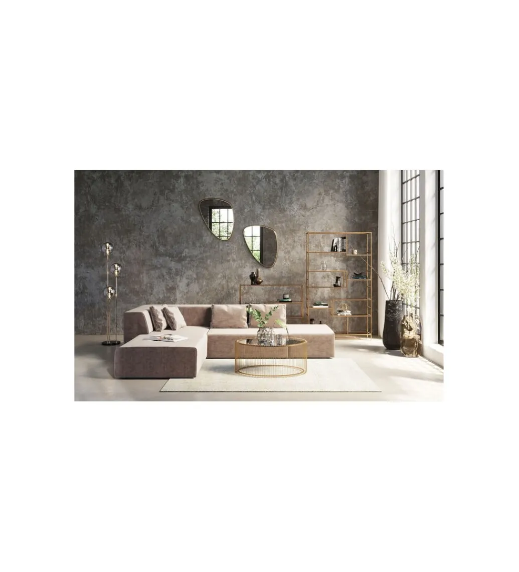 KARE Regał LOFT 115 cm złoty