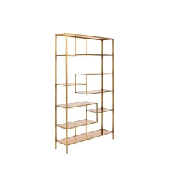 KARE Regał LOFT 115 cm złoty