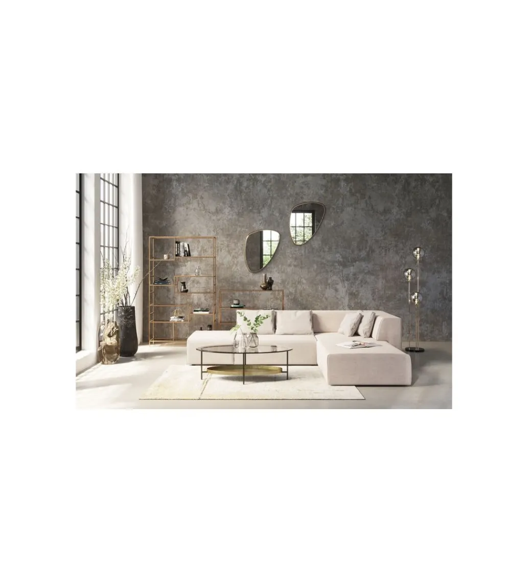 KARE Regał LOFT 115 cm złoty