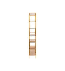 KARE Regał LOFT 115 cm złoty