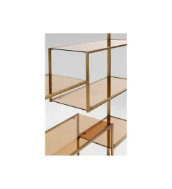 KARE Regał LOFT 115 cm złoty
