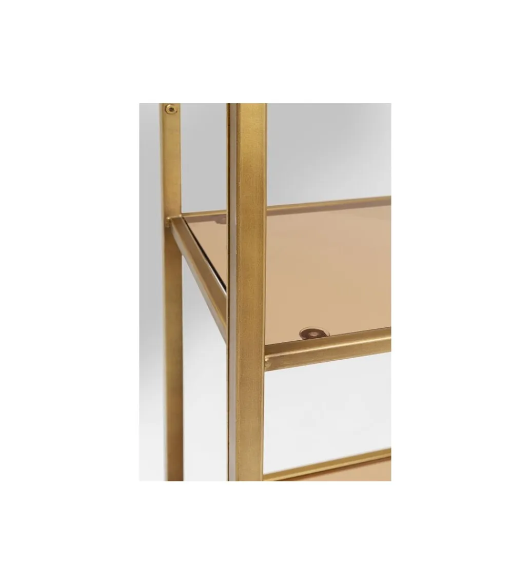 KARE Regał LOFT 115 cm złoty