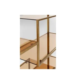KARE Regał LOFT 115 cm złoty