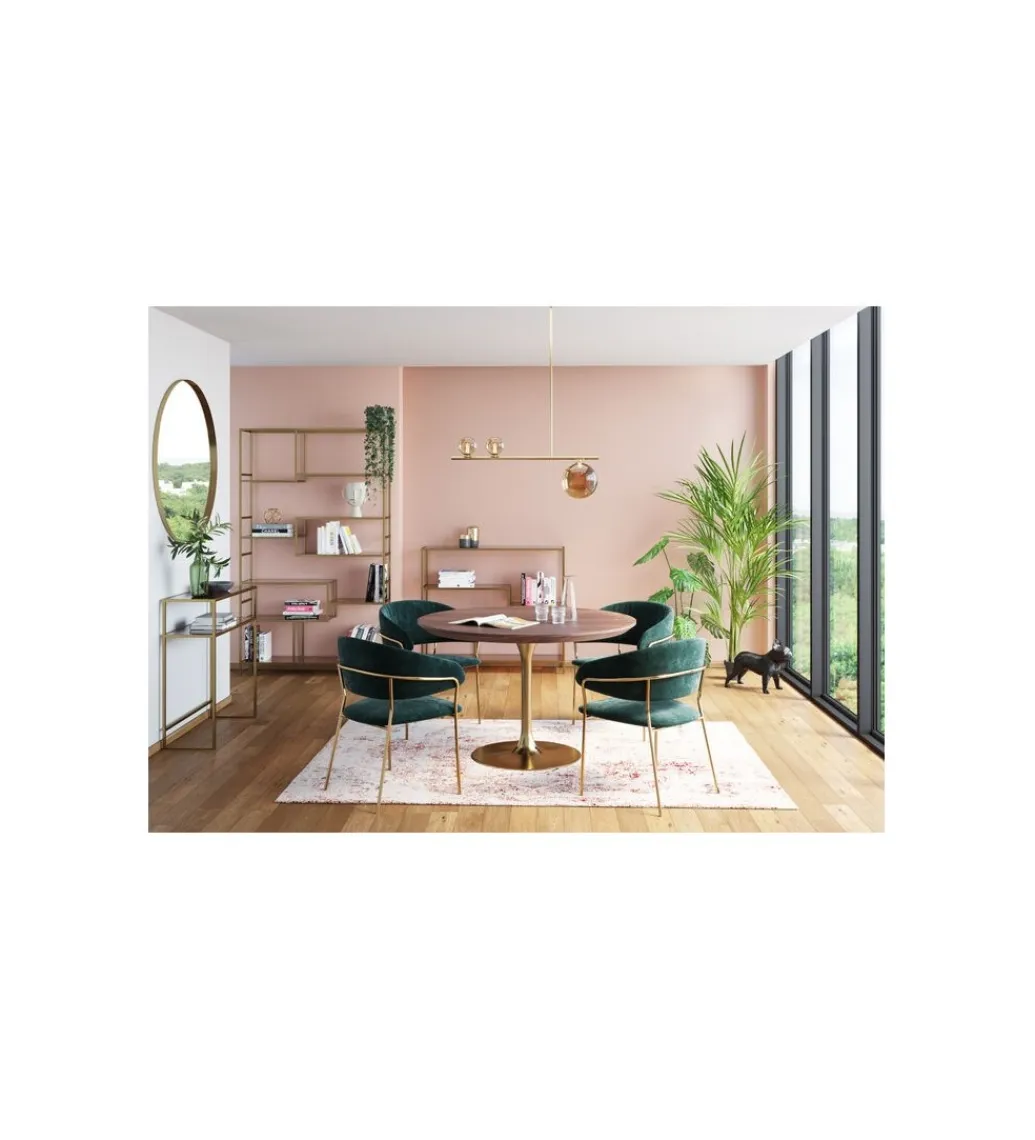KARE Regał LOFT 115 cm złoty